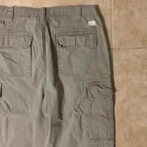 Vintage Old Navy Pants Men's 33x30 Green Paratrooper‎ Utility Cargo Skate Baggy